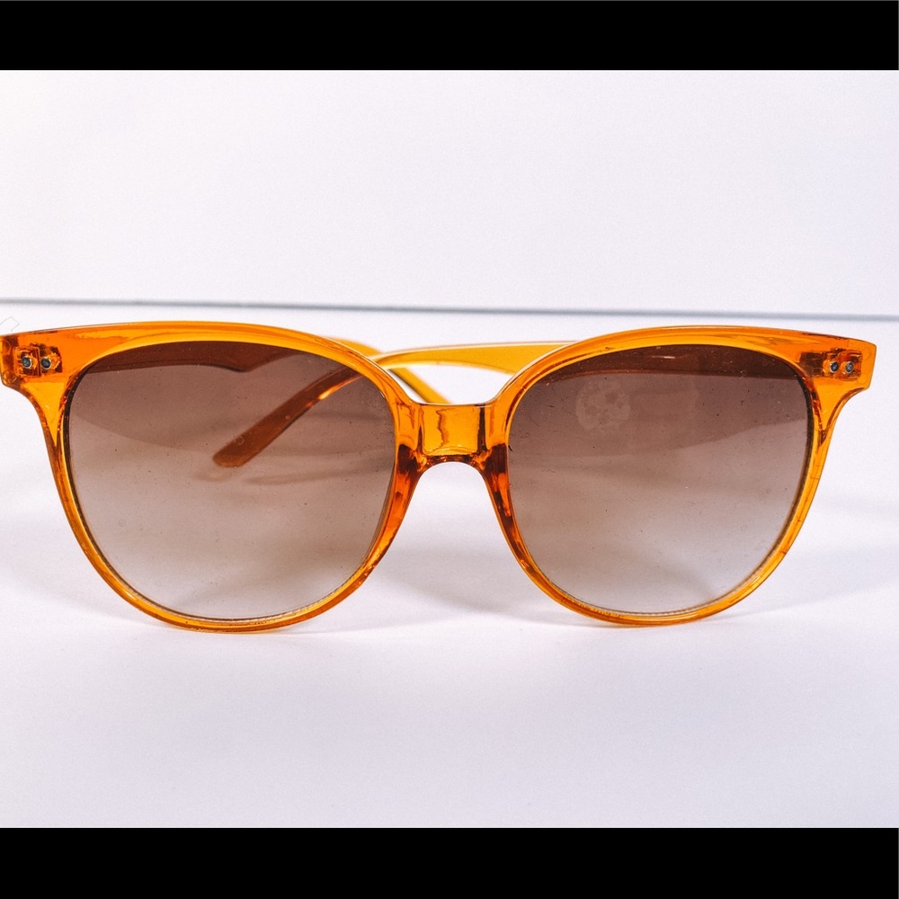 Orange Brim Sunglasses